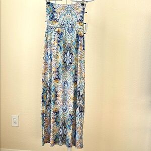 Colorful Paisley Maxi Dress